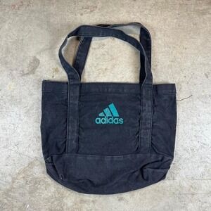 Vintage 90s‎ Adidas black and blue tote bag